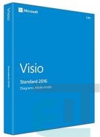 ПО Microsoft Visio Standard 2016 32-bit/x64 Russian EM DVD (D86-05540) фото
