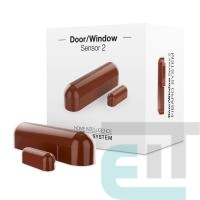 Умный датчик открытия двери/окна Fibaro Z-Wave, 3V ER14250, коричневый (FGDW-002-6_ZW5) фото