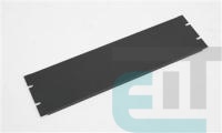 Заглушка ZPAS 19" 3U черного цвета сталь (WZ-SB00-33-03-161) фото