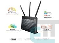 Роутер Wi-Fi ASUS DSL-AC68U фото