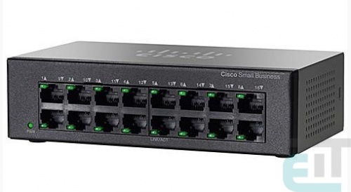 Неуправляемый коммутатор Cisco SF110D-16-EU фото