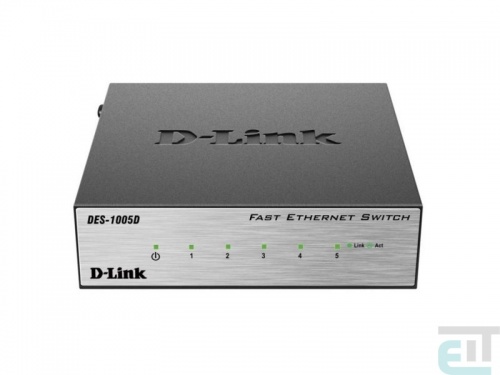 Неуправляемый коммутатор D-Link DES-1005D фото